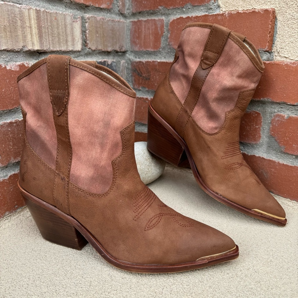 Dolce Vita Nashe Western Boots in Chocolate Sz 11